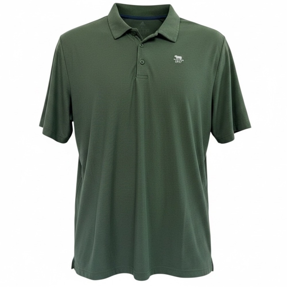 Adidas Darrien CC Mens XL Primegreen Golf Polo Shirt Olive Green Heather (R8)